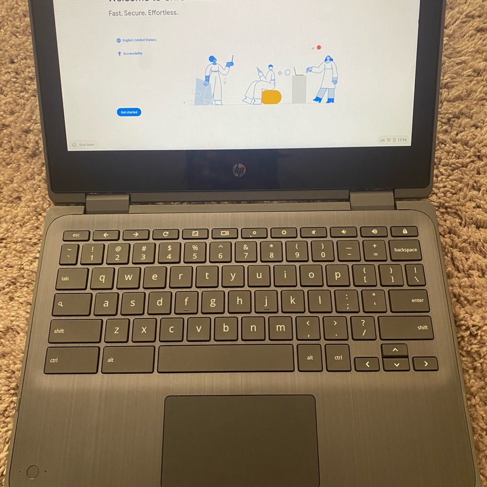 HP Chromebook X360 11.6" Intel Celeron N4020 Dual-Core 32GB eMMC 4GB LPDDR4